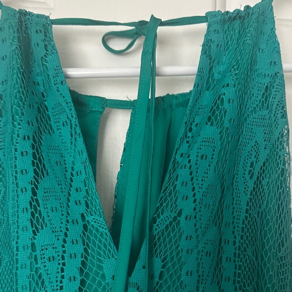 Gianni Bini Deep Teal Lace Midi Dress – NWT - Picture 4 of 6